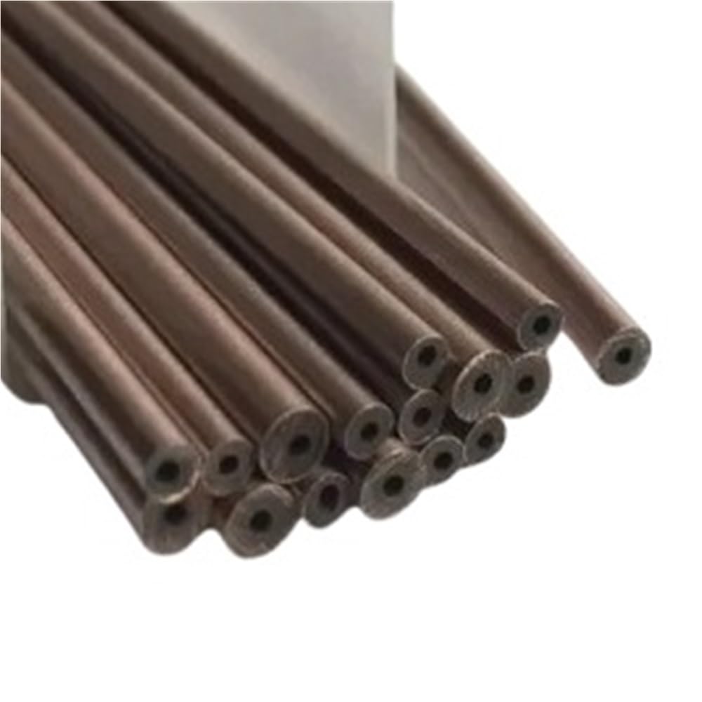 Tubo in rame tungsteno, OD 6,0 mm * ID 1,0 mm * L 100 mm Condotto elettrodo cavo, tubo dritto ad alta durezza 1 pz