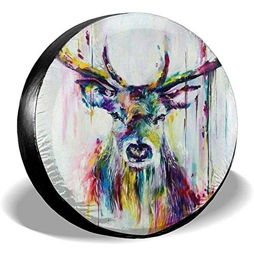 Hiram Cotton Couvre-Roue de Secours pour Animal de Compagnie Multicolore 14-17 Pouces Cover