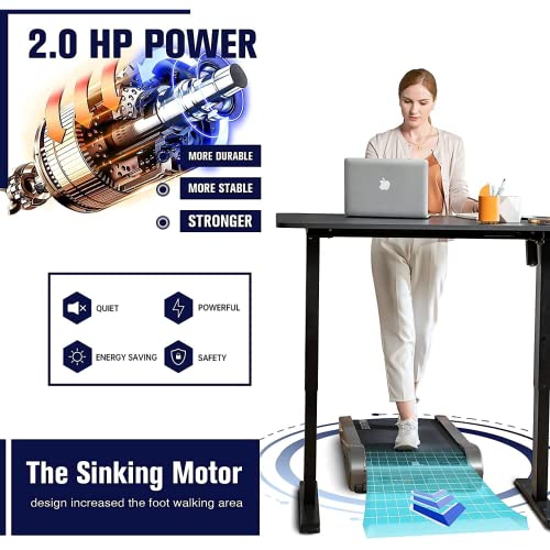 Image of AnthroDesk EgoFit Walker Pro M1 Motorized Treadmill with APP and Remote Control