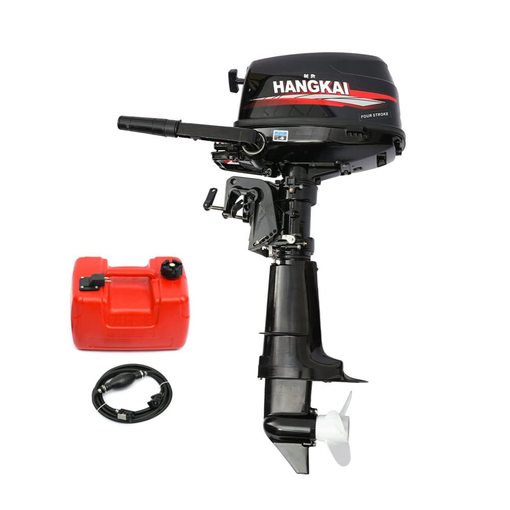 Buy BJTDLLX hangkai Outboard Motor, 4Stroke 6.5HP Boat Engine Motor