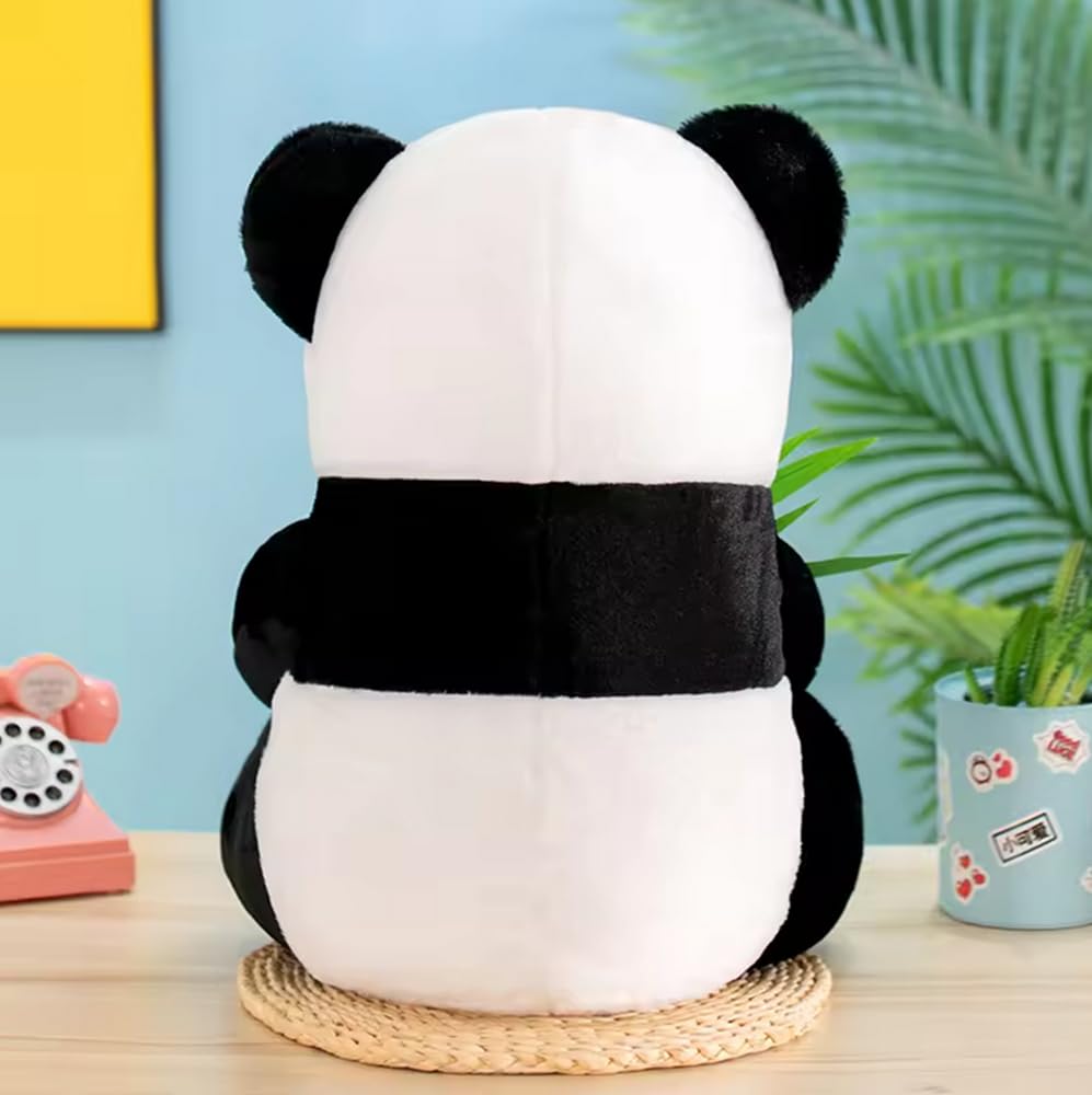 Tikwisdom Stuffed Animals-Black and White Giant Panda, Mummy Panda and Baby Panda Plush Toys, Super Soft Toys Panda - Image 3