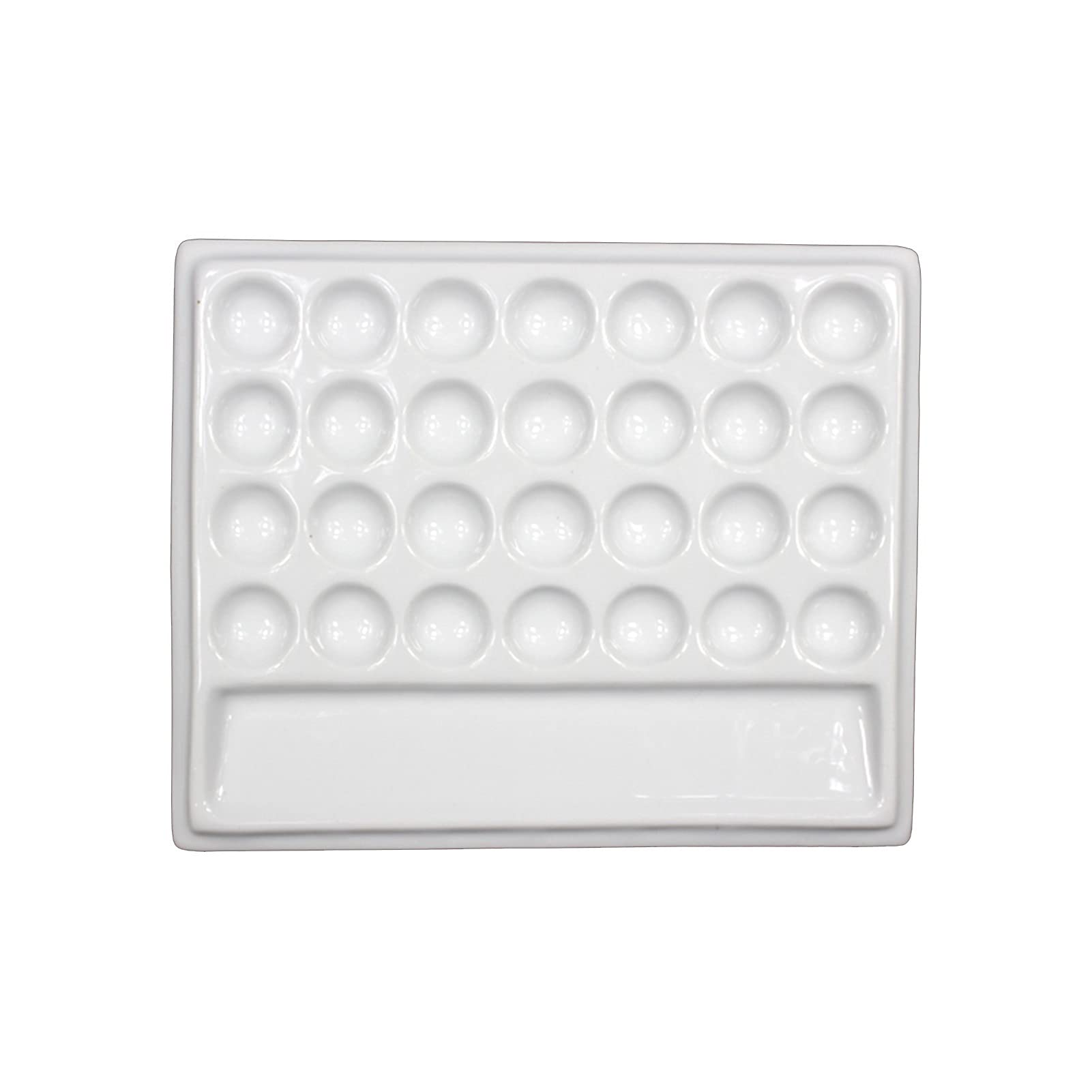 paleta akwarelowa paleta paleta, do akwareli, oleju, gwaszu, rękodzieła, amatorów, artystów, rzemieślników, kuwet na farby, (rozmiar: 19,3 * 11 cm)