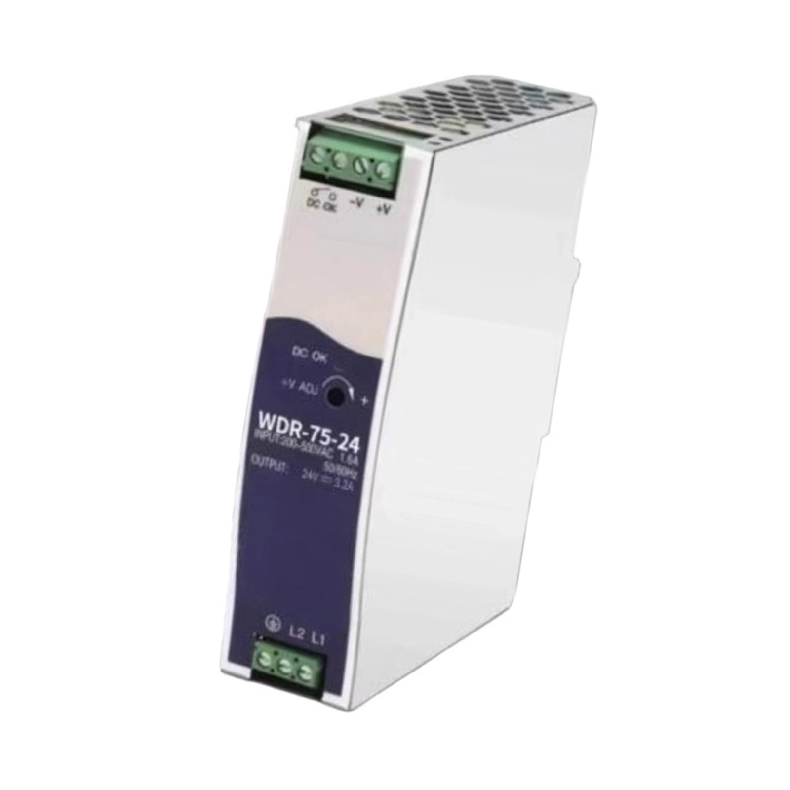 Fuente de alimentación de 10 Piezas WDR-75-24 Fuente de alimentación de Carril DIN para Control de automatización y Equipos de maquinaria