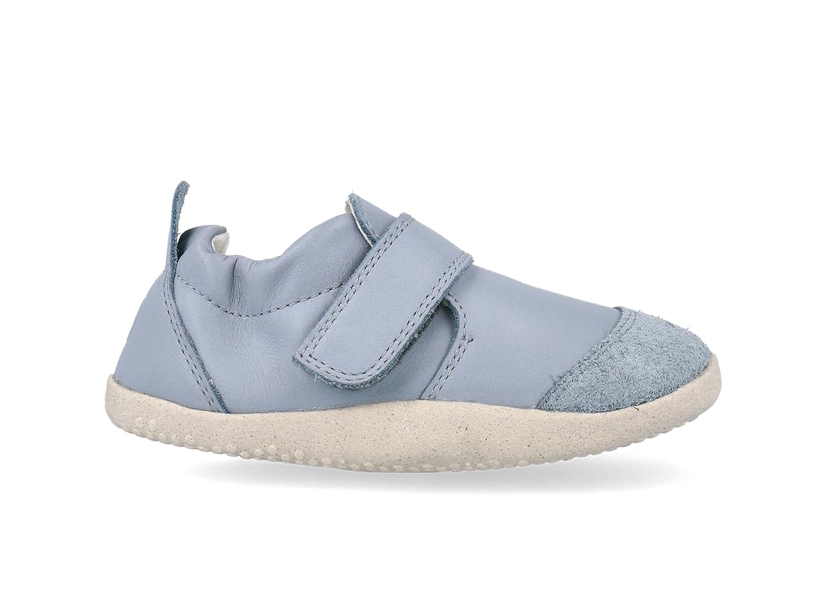 Bobux Xplorer Marvel Arctic with Merino Fleece Pantoufle pour les premiers pas en cuir toile avec semelle EVA