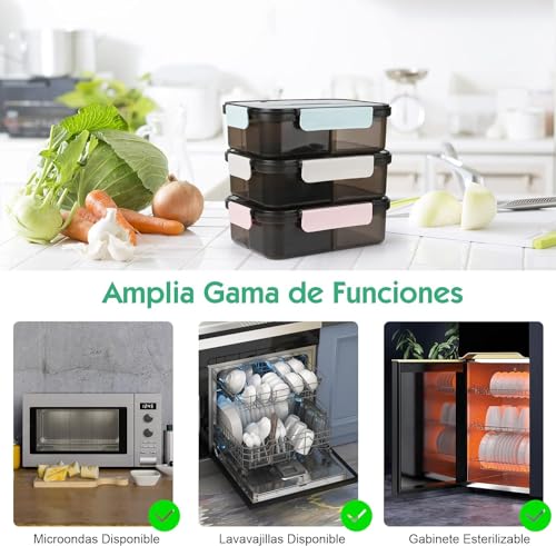 La mejor selección de Fiambreras los preferidos por los clientes. 20 Fiambreras marca HEEDU (2)