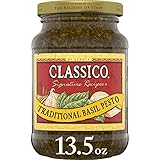 Classico Signature Recipes Traditional Basil Pesto Sauce & Spread (13.5 oz Jar)
