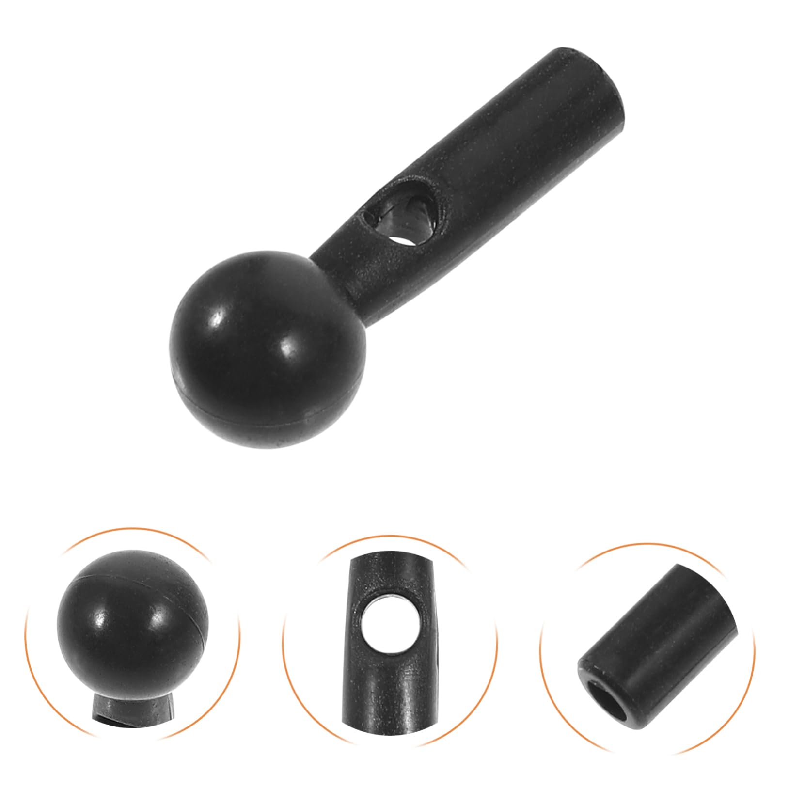 50piezas Perlas Para Reparación De Sombrillas Cubiertas De Huesos De Paraguas Accesorios Decorativos Para Paraguas Plegables Extensión De Útil
