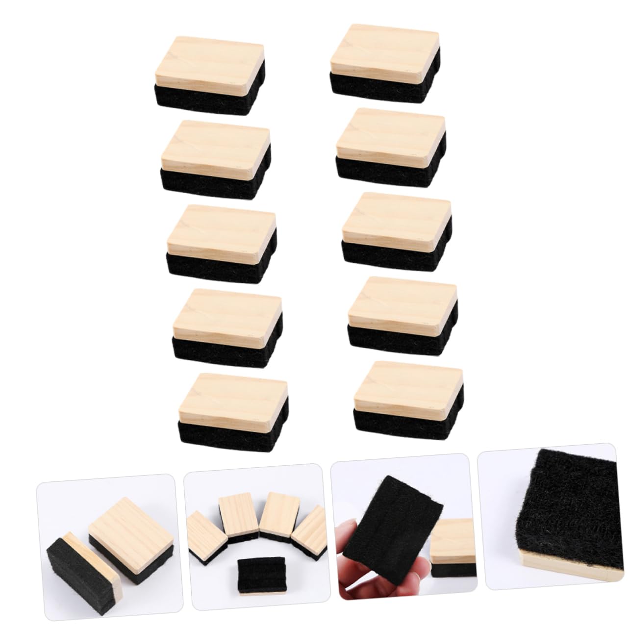 VILLCASE 5 Set Gomma Gomma Per Gesso Cancellabile A Secco Lavagna Bianca Gomme Cancellabili A Secco Alla Rinfusa Asse Penne Per Lavagna Bianca Tavole Lavagne Provato 10 Pezzi * 5