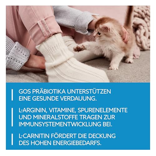 GimCat Kitten Milk Muttermilchersatz - Katzenmilch mit Taurin und Calcium - 1 Eimer (1 x 2 kg)