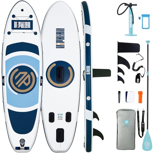 Image of Niphean 10' Inflatable Paddle Board, Ultra-Light SUP for Beginners
