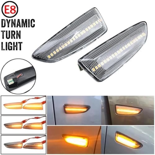 Intermitentes LED dinámicos para Buick Regal 2018 2019 de posición lateral 2