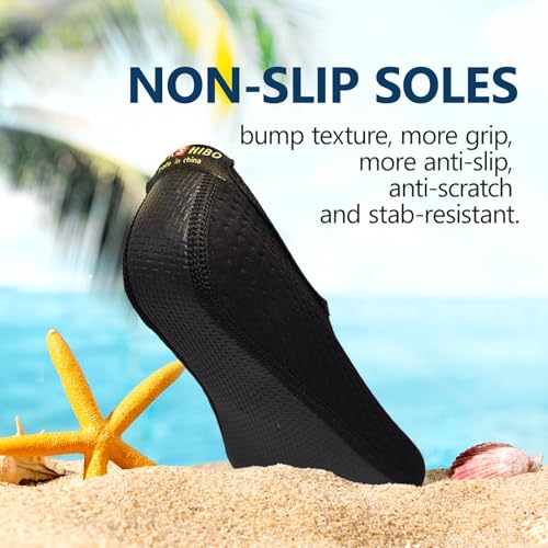 Image of JACKSHIBO Water Shoes for Women Men Quick-Dry Swim Shoes Beach Water Socks | Aqua, Swimming, Yoga, Surf, River, Lake, Kayak, Pool Socks, Cruise Essentials, Sport, Adult, Unisex, Cute, Barefoot, Vacation