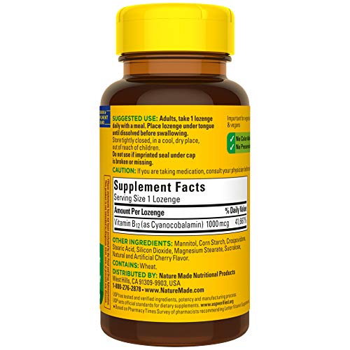Nature Made Sublingual Vitamin B12 1000 mcg - Image 8