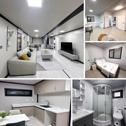 Luxury Modular Tiny Home 20ft Mobile Prefab House with Energy-Efficient System and Fully Furnished Bedroom Modern Foldable Tiny Houses for Cozy Family Space or Mountain Getaway - Image 4