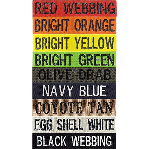 Custom Webbing Uniform Name Tapes