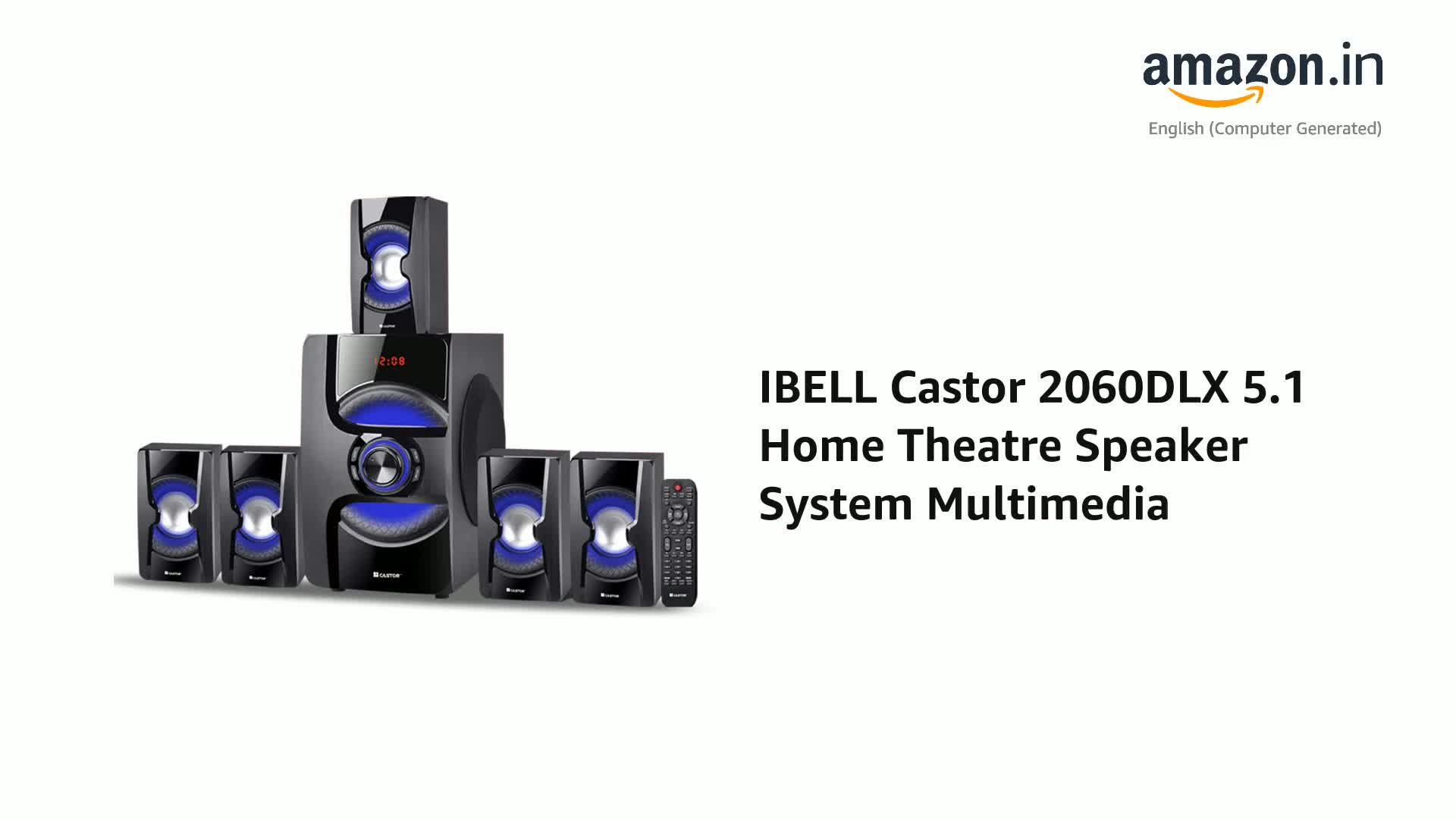 iBELL Castor 2060DLX 5.1 Home Theatre 