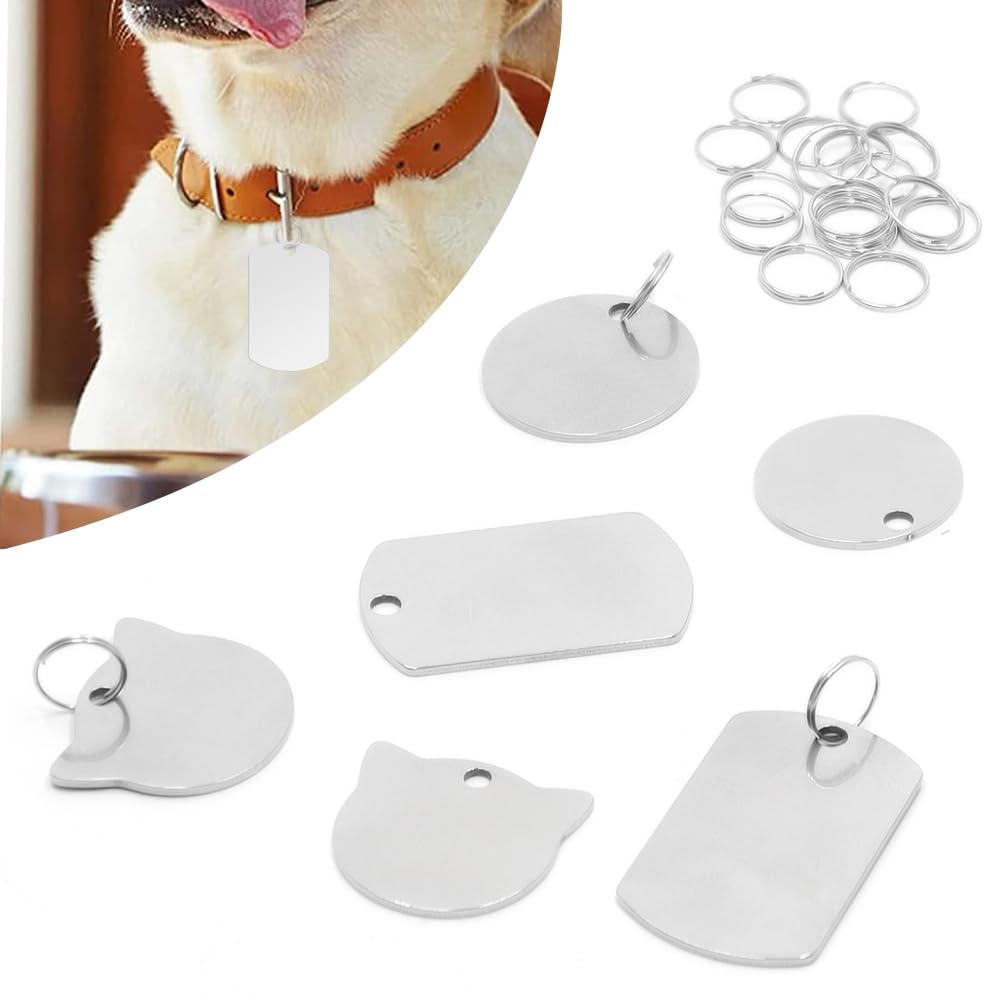 Targhette Identificative Per Cani A Forma Di Stella – Alluminio, 8 Colori – Personalizzabili