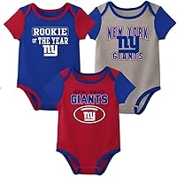 Vista 10 de Outerstuff NFL - Conjunto de 3 piezas para recién nacidos, novato, mameluco