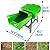 TXMACHINE Chaff Cutter hay Cutter Straw Grass Cutting Machine for Animal Feed Farm Feed Processing Machine 8 blades without motor (Green)