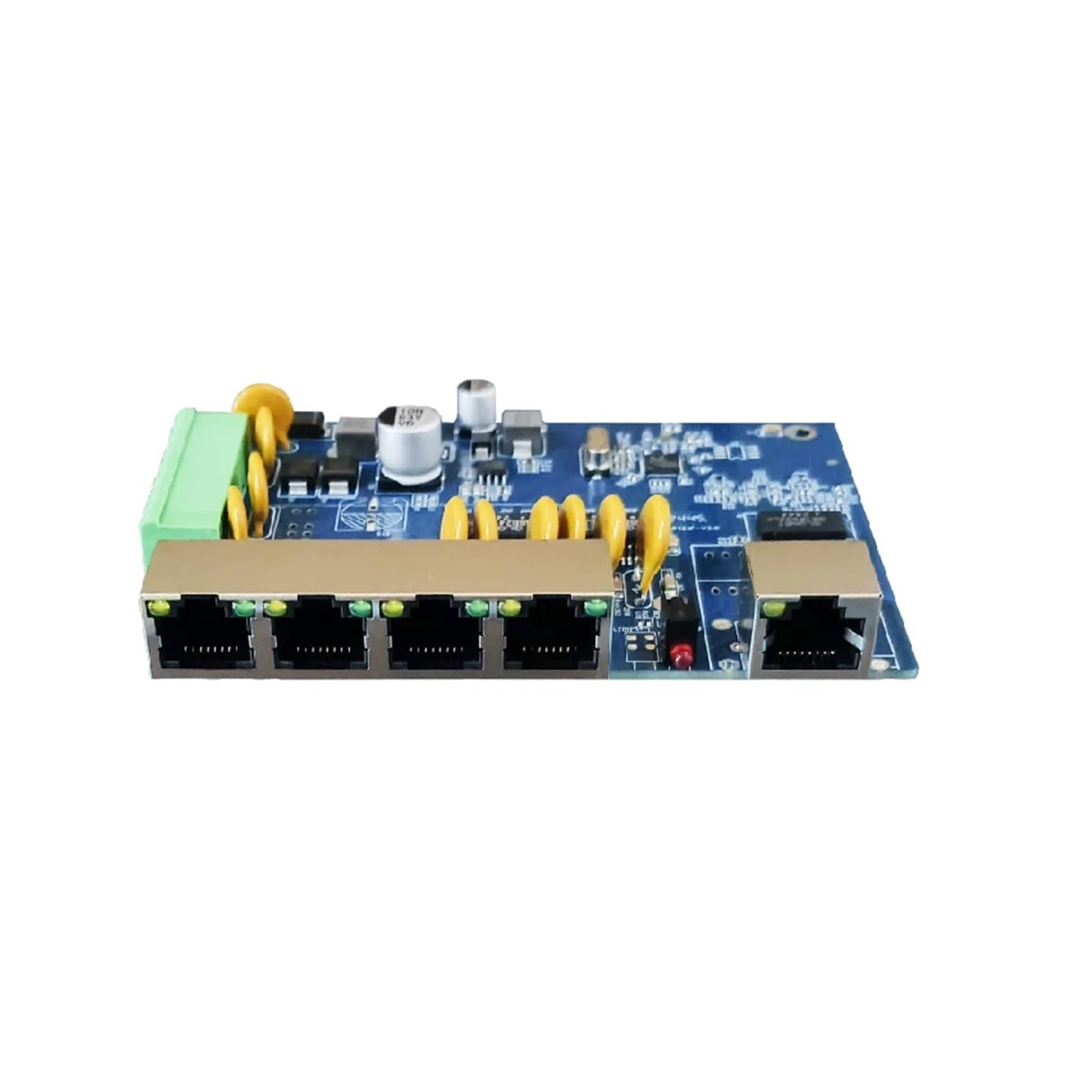 OSHZIKJII Industrial grade 100Mbps 5-port Ethernet with 5 * 100Meterbps RJ45 ports