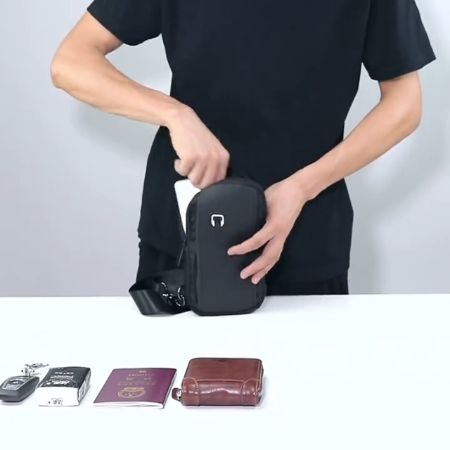 ZXK CO Small Sling Bag for Men, Waterproof and Durable