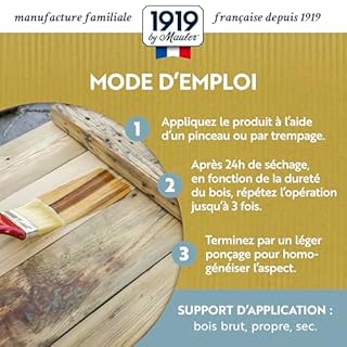 MAULER - Durcisseur bois vermoulu & pourri phase solvant - 0,5L - Solvant Ultra pénétrant - Redonne de la solidité aux bois attaqués et vétustes