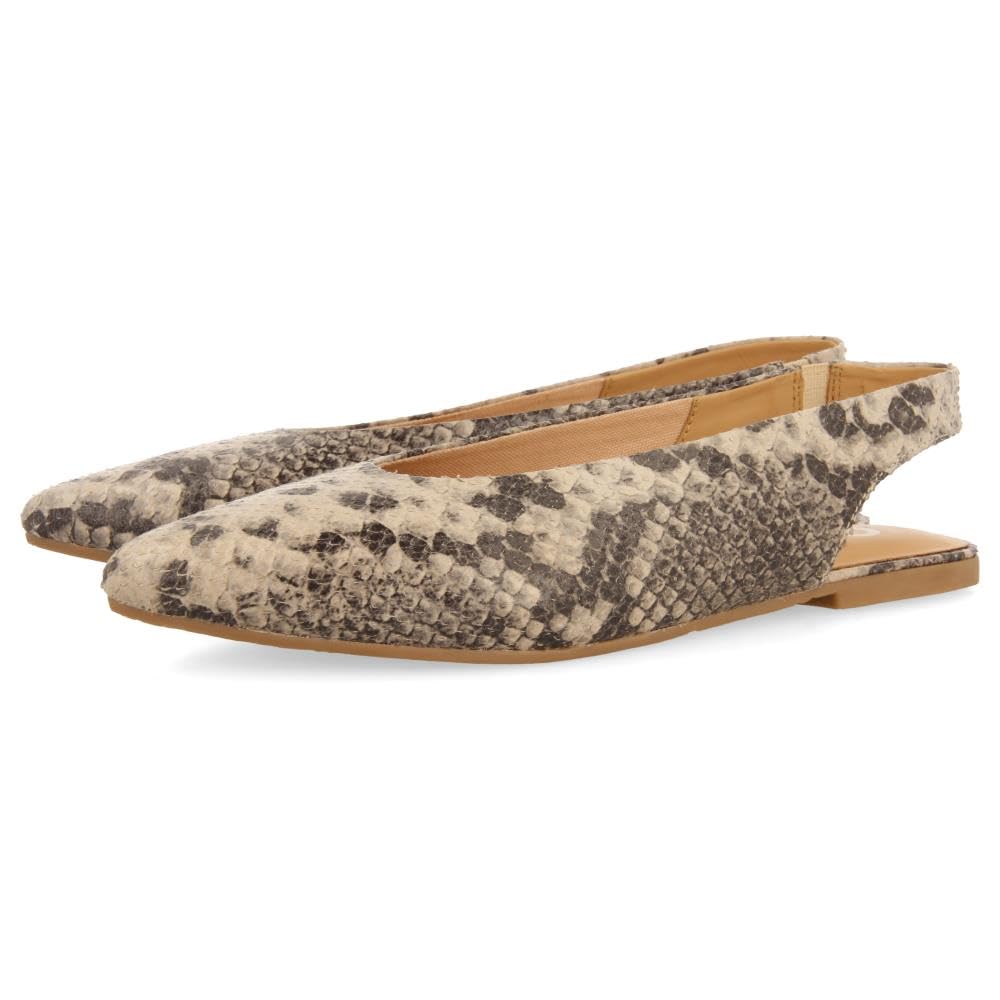 GIOSEPPO 92162, Ballet Flat Women, Snake, 41 EU, Snake, 8.5 UK
