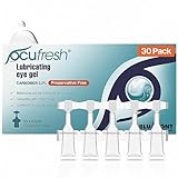 Ocufresh CARBOMER Eye Gel Single Dose Vials (Pack of 30) | Dry & Tired Eye Treatment, Lens Friendly, Preservative Free - 0.6 ml Vials