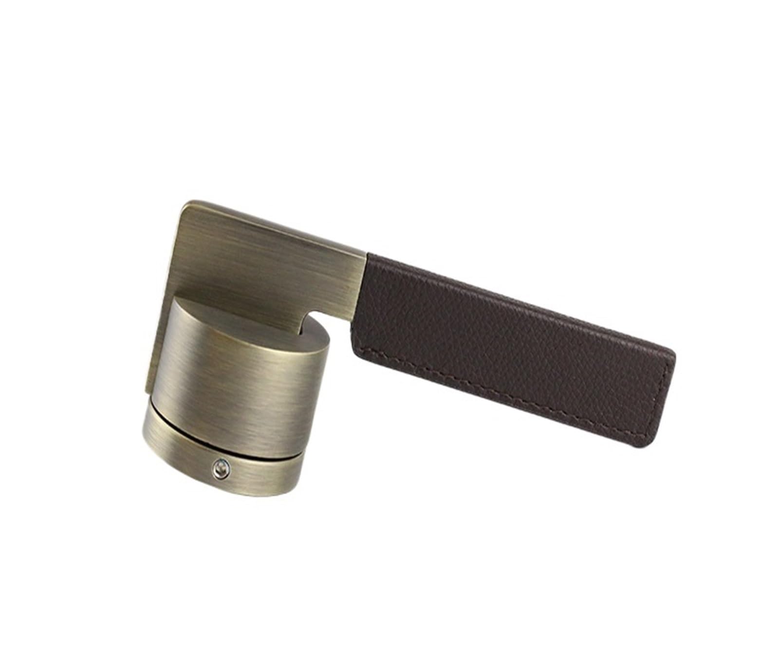 Aepqbgqj One Color Solid Wood Split Lock Simple Silent Leather Wrapped Bathroom Indoor