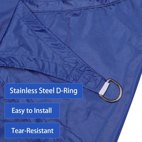Toile d'ombrage triangle 3x3x3 imperméable protection UV pour extérieur