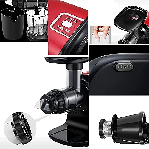 ERoomQ Juicer Machines,Slow Masticating Juicer Juicer Whole Fruit Vegetable Extractor with Quiet Motor High Yield