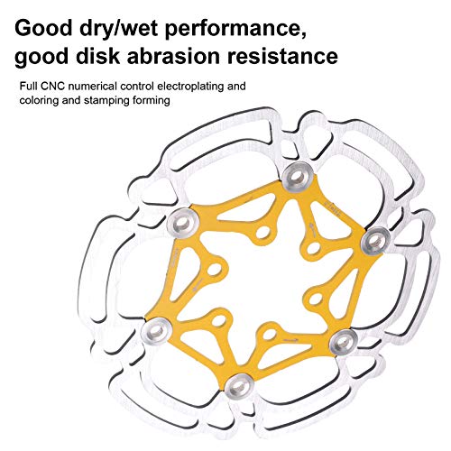 Freio a disco colorido, rotor colorido de 6 furos, leve de 1,86 mm para bicicleta de 6 furos