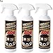 BricoLoco.com Pack 3 uds. Limpia cristales estufa, chimenea, horno, barbacoa. Spray pulverizador 475 ml. Potente limpiador hollín y suciedad. Pack 3 unidades.