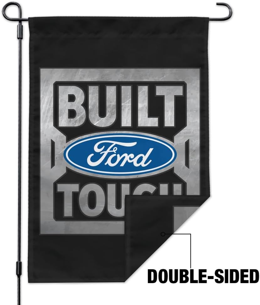 Ford Built Ford Tough Garden Yard Flag