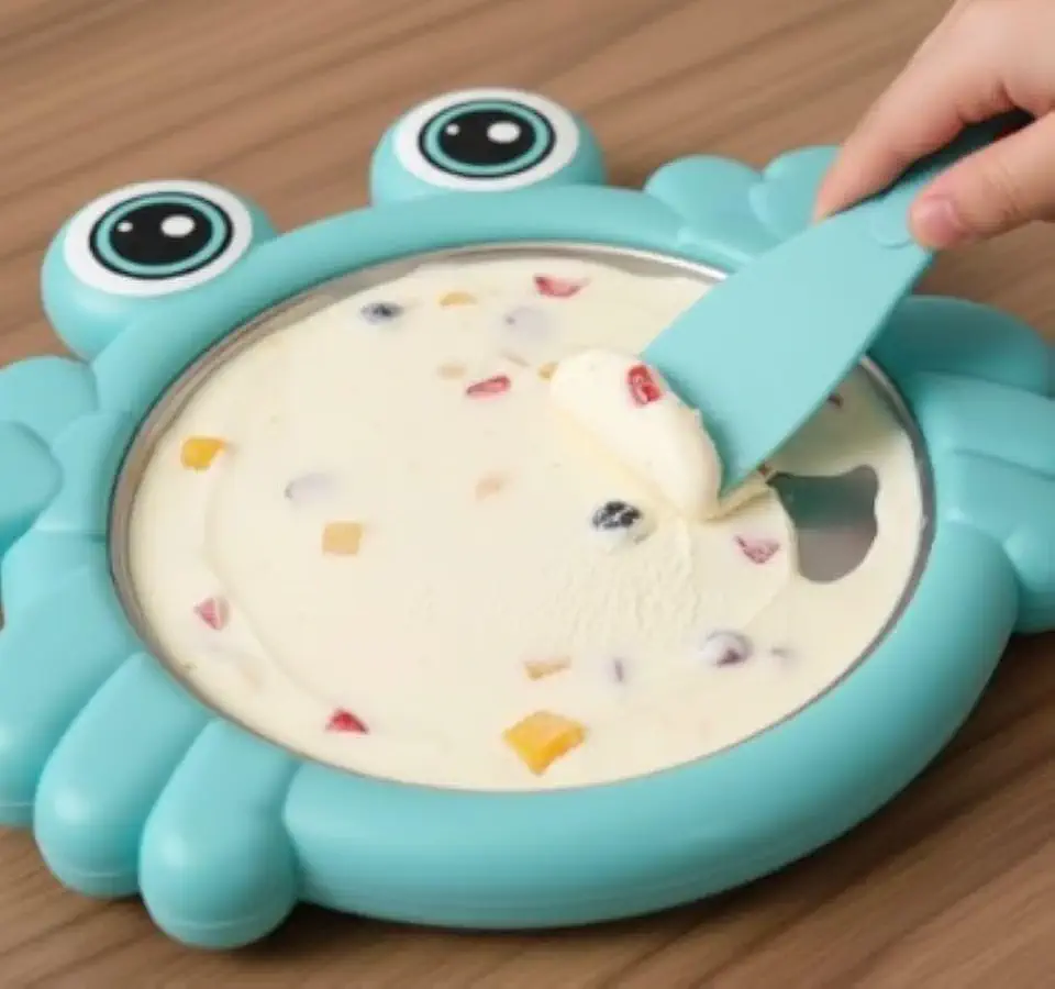 Brinquedo Sorveteria Infantil Chapa Fria Faz Sorvete Instantâneo Caranguejo