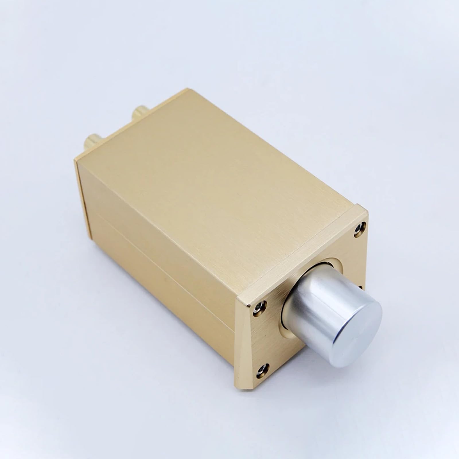 High Precision Passive Preamplifier Front Stage Volume Controller Streamer HiFi Audio Amplifier, Gold, HiFi RK27 Potentiometer Version