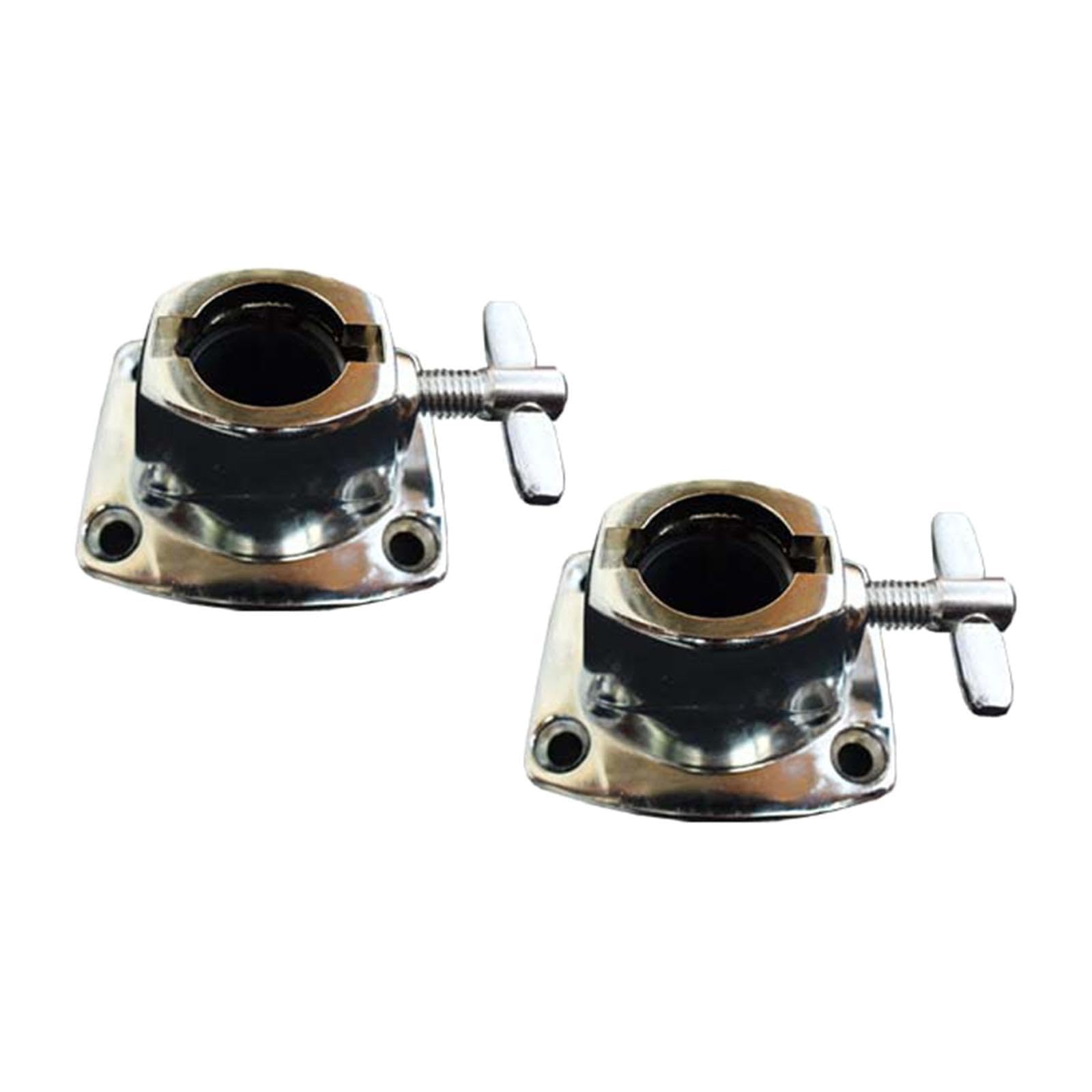 Baoblaze 2Pcs Tom Becken Halter Klemme Trommel Tom Halterung Halter Klemme Professionelle Trommel Zubehör