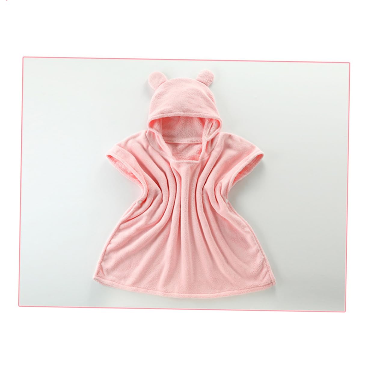 TOYANDONA Toalla de Baño para Bebé Súper Suave con Capucha Y Orejas Absorbente Tamaño para Niños Y Niñas Y Lavable a Máquina
