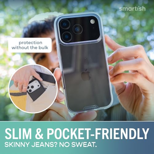 Coque transparente pour iPhone 17 Pro Smartish Gripmunk抗摔轻薄 - 7