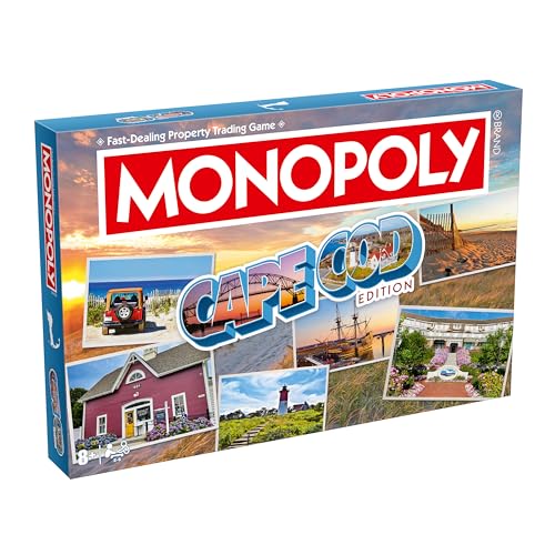 Monopoly Cape Cod Edition juego de mesa para 2-6 jugadores miniatura 1