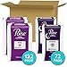 Poise Incontinence Pads & Postpartum Incontinence Pads for Women Bundle: 4 Drop Moderate Absorbency, Regular Length, 132ct and 8 Drop Overnight Absorbency, Extra-Coverage Length, 72ct