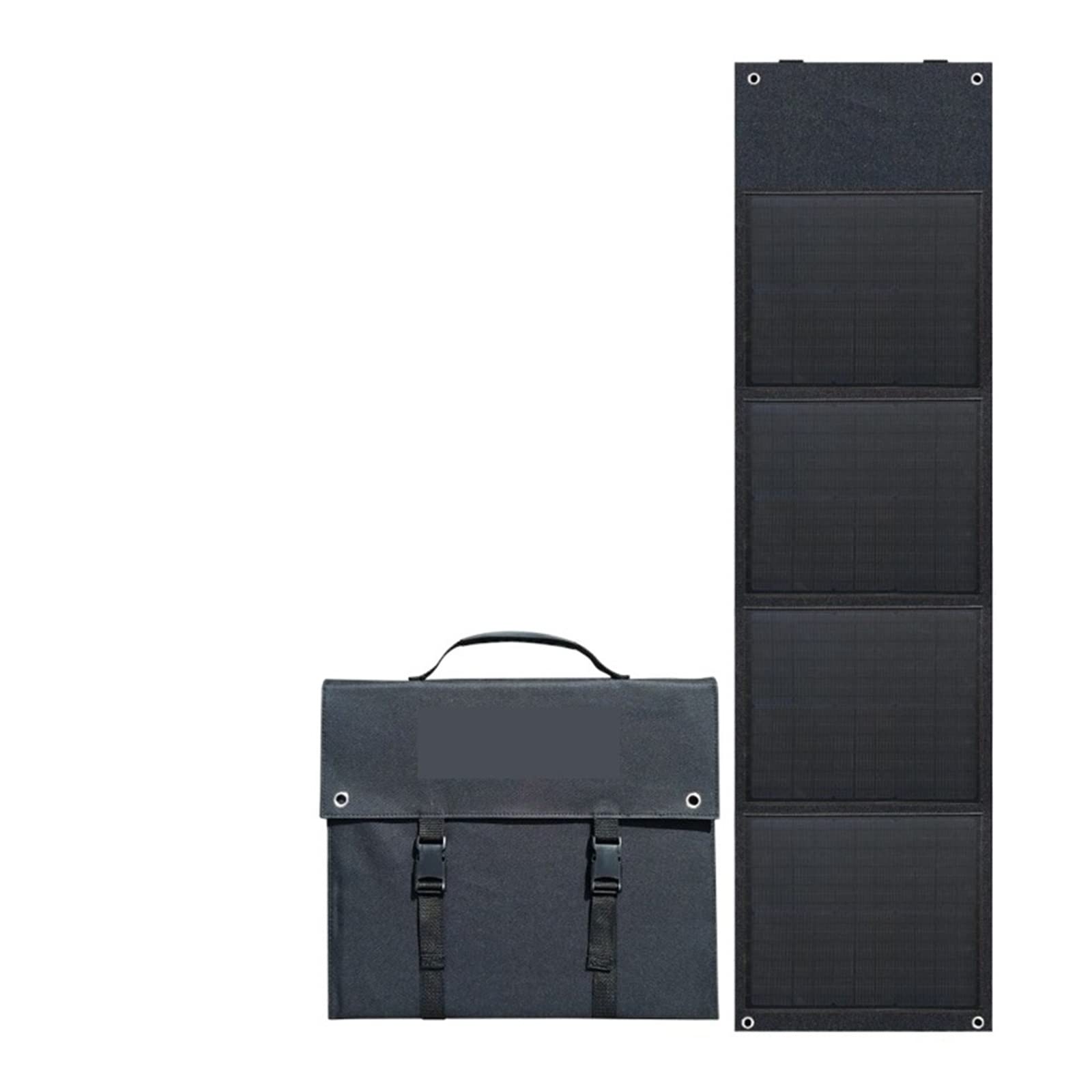 Pannello Solare Pannello Solare for La Ricarica Dell'energia Mobile Pannello di Generazione di Energia Solare da 18 V Borsa Pieghevole Solare Quadrupla da 100 W con Staffa