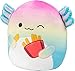 Squishmallows Original 8-Inch Aika The Rainbow Axolotl - Official Jazwares Plush - Collectible Soft & Squishy Axolotl Stuffed Animal Toy - Add to Your Squad - Gift for Kids, Girls & Boy