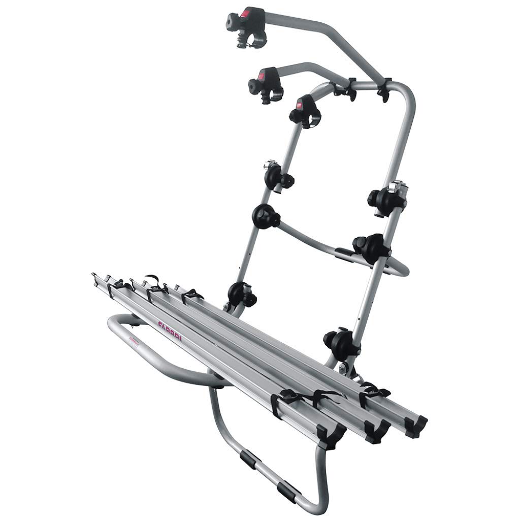 Fabbri HY02FA0972 - PORTABICI Posteriore in Alluminio Modello Bici Ok 3 Van - per 3 Biciclette