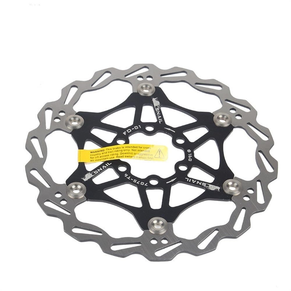 Dischi Freno Mtb 1 Pcs Mountain Bike Rotore Del Freno Forte Dissipazione di Calore Rotore Galleggiante 160 Millimetri 180 Millimetri 203 Millimetri MTB Pastiglie Freno a Disco for La Bicicletta Ultral