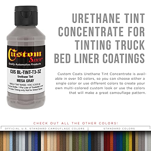 Image of Custom Coat 3 Ounce, Mesa Gray, Bed Liner Tint Concentrate