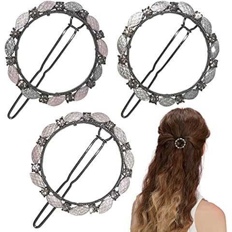 3 Pack Elegant Sparkly Hair Clips Cover