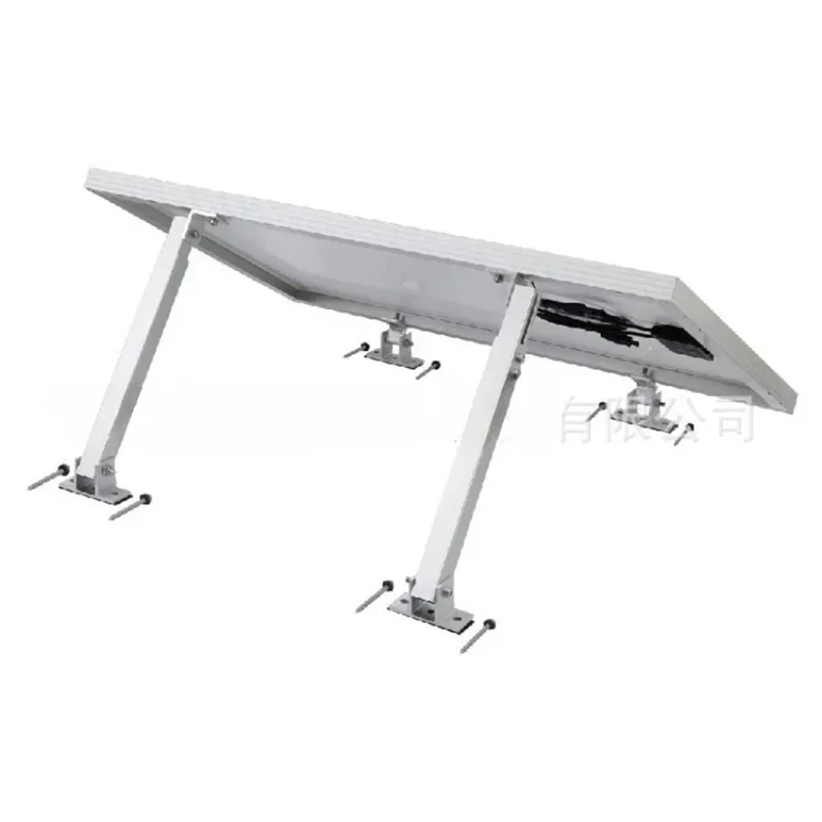 Regulowane uchwyty do montażu paneli słonecznych, kąt nachylenia 15-60 stopni, aluminiowe, do paneli 100-600 W na dachu kampera i płaskich powierzchniach(30 Degrees to 60 Deg)