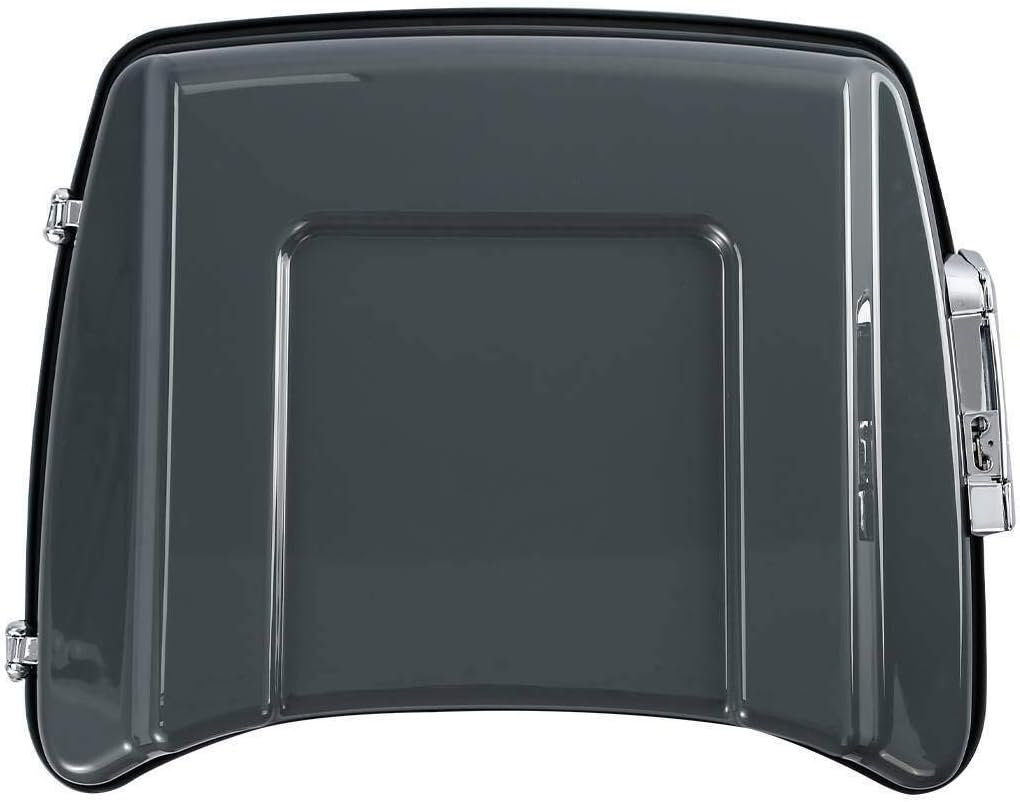 TCMT Gunship Gray Razor Motorcycle Trunk Mount Rack Fit For Harley 2014-2025 Touring CVO Road King Road Glide Street Glide Electra Glide Pack