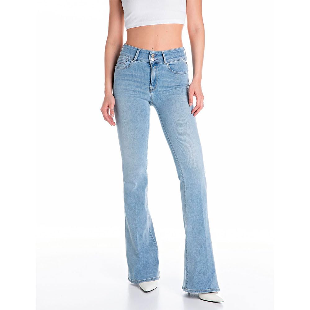Replay Newluz Flare Jeans Femme